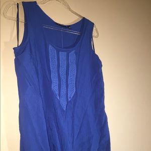 🛍☀️Versona Flowy Blue Hi-Lo Tunic Beach Top☀️